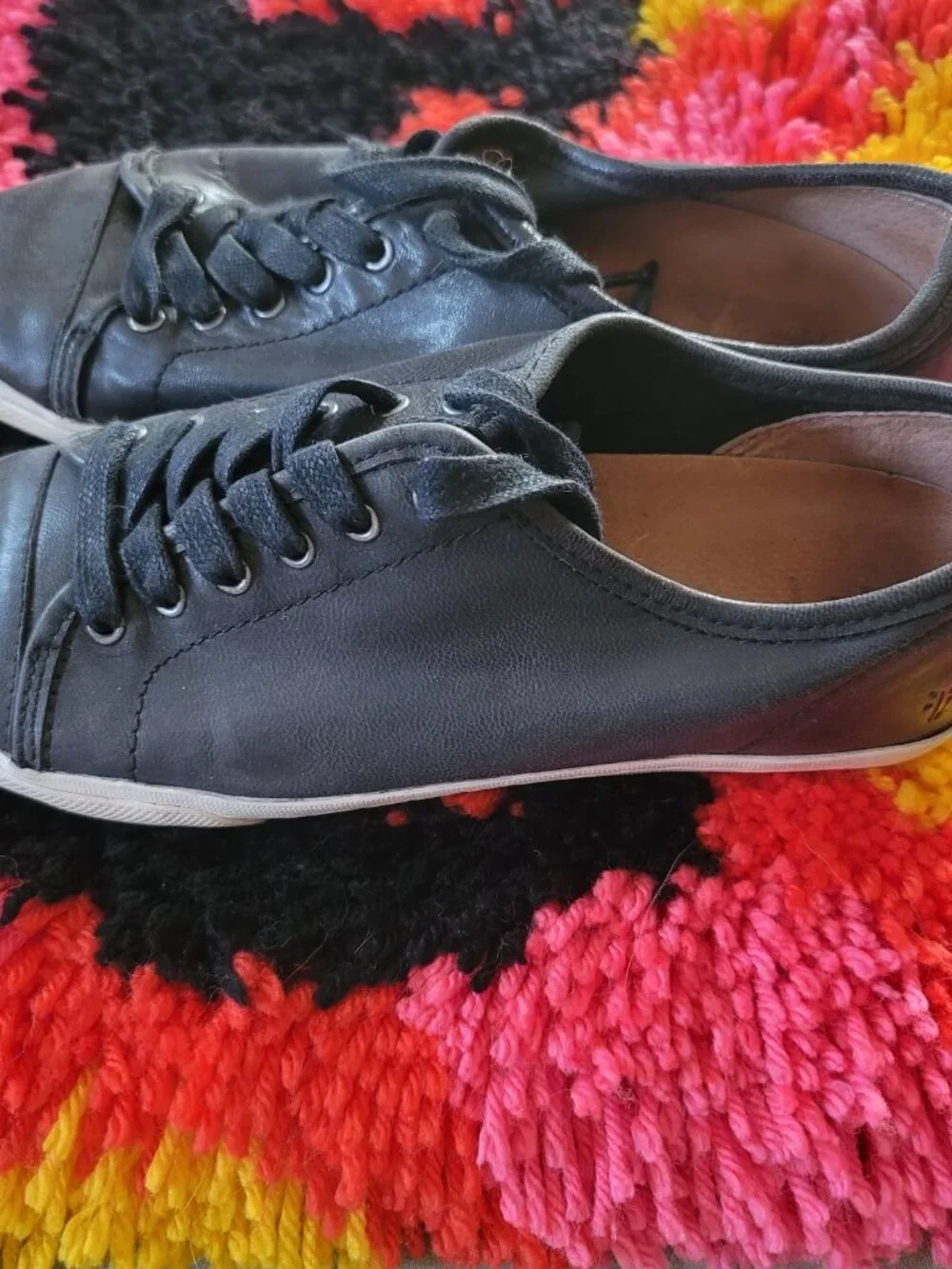 Frye Leather Low Top Sneakers Size 7 #3472365